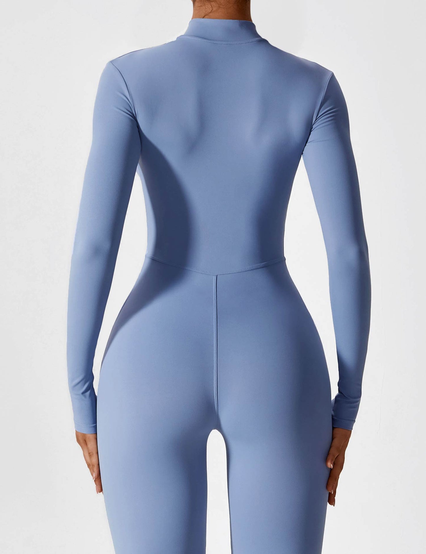 Savannah | Long  Sleeve Zipper Jumpsuit