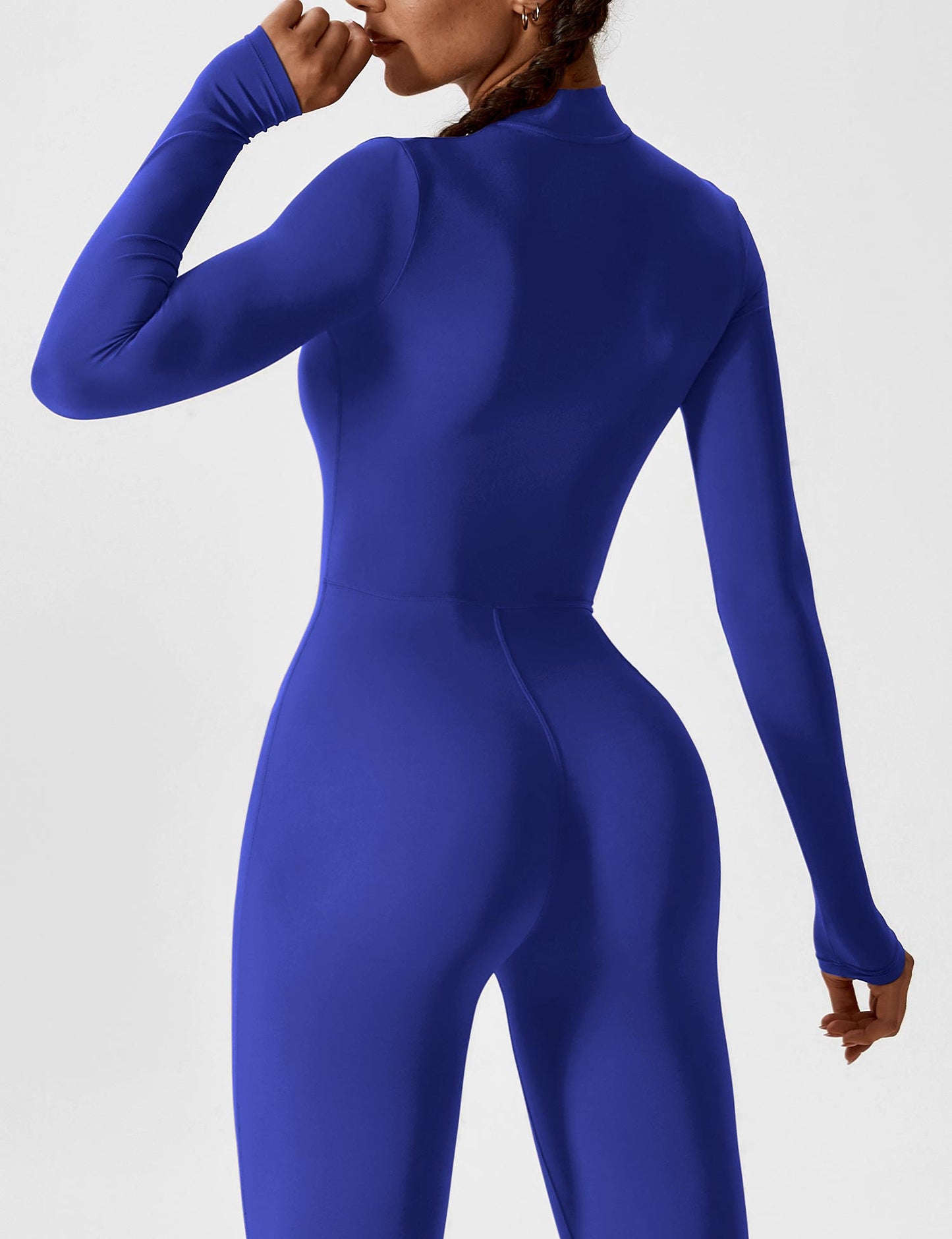 Savannah | Long  Sleeve Zipper Jumpsuit