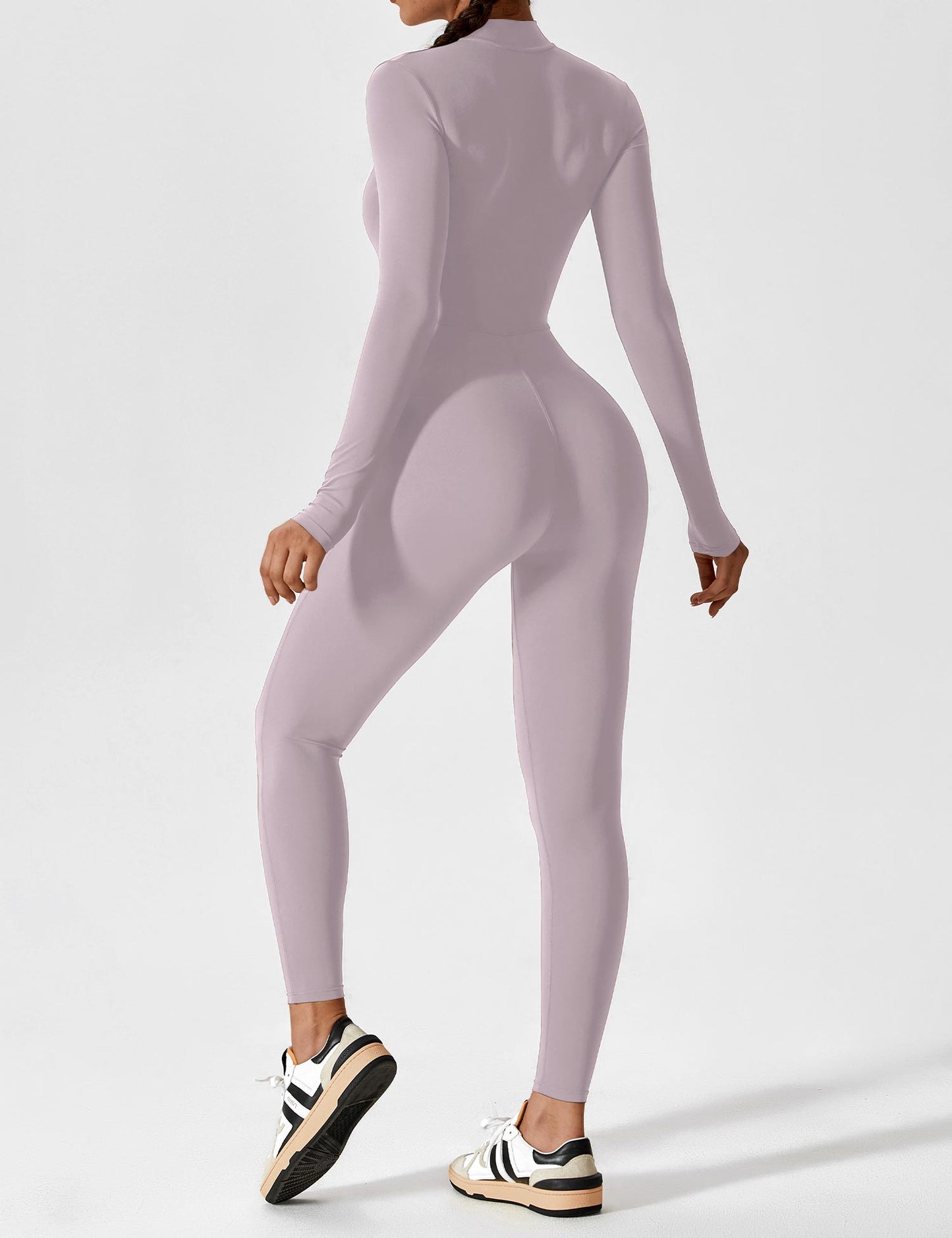 Savannah | Long  Sleeve Zipper Jumpsuit