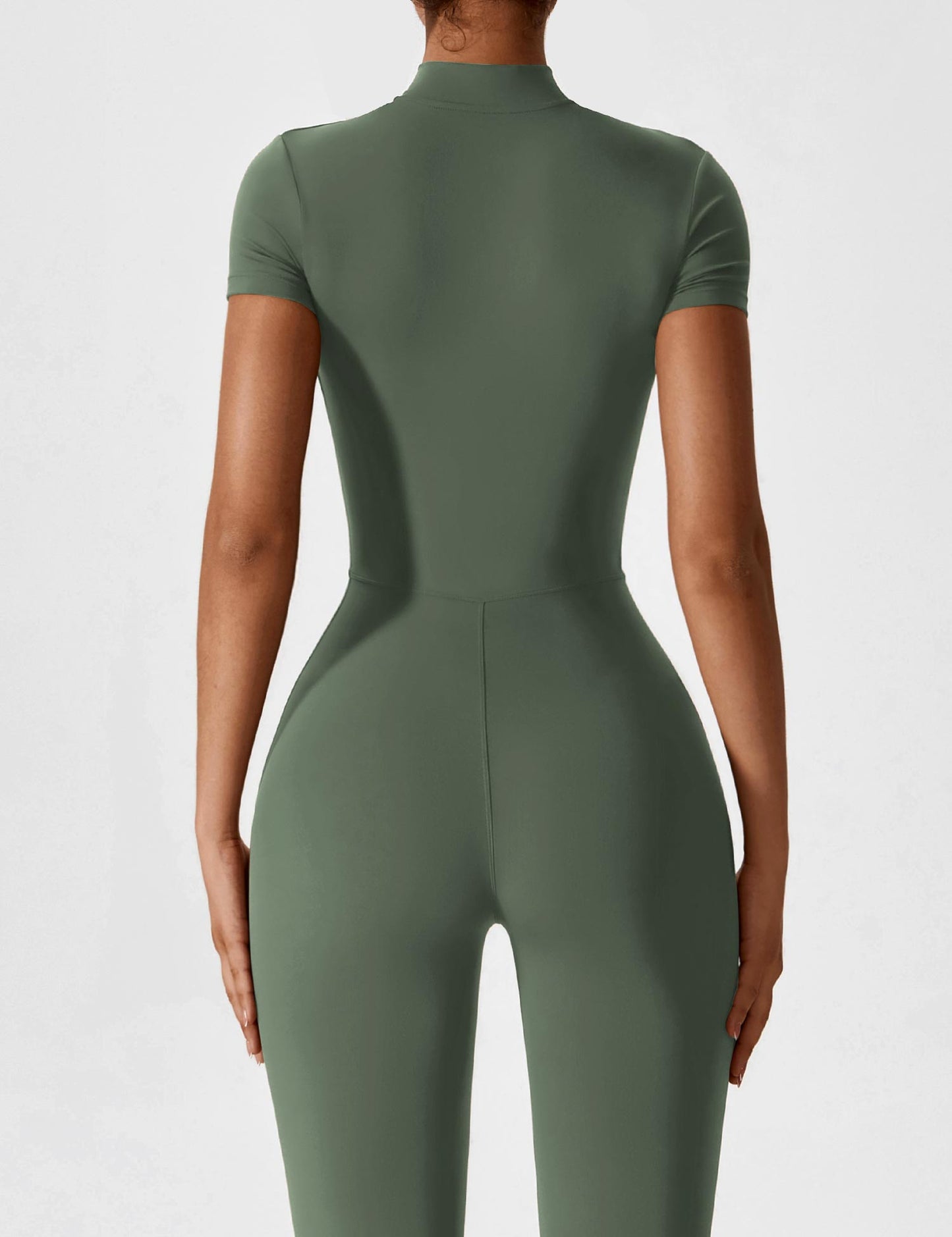 Savannah | Long  Sleeve Zipper Jumpsuit