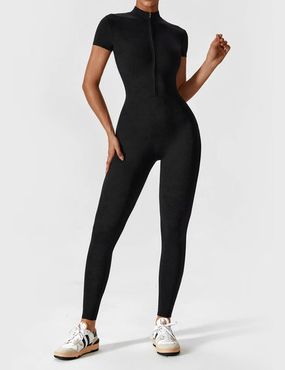 Savannah | Long  Sleeve Zipper Jumpsuit