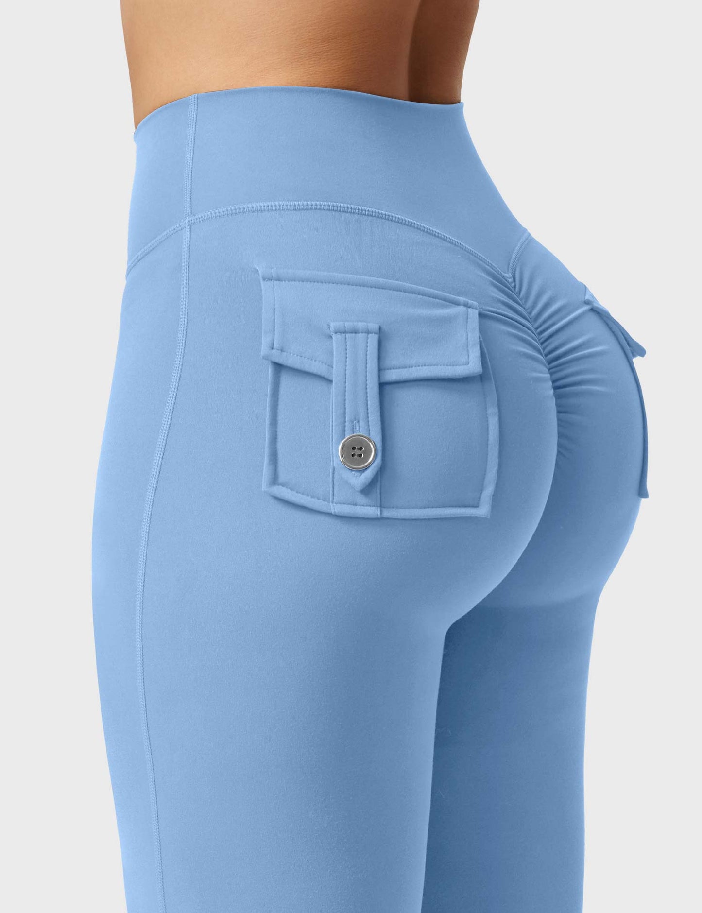 Layla | Soft Flared Leggings with Pockets