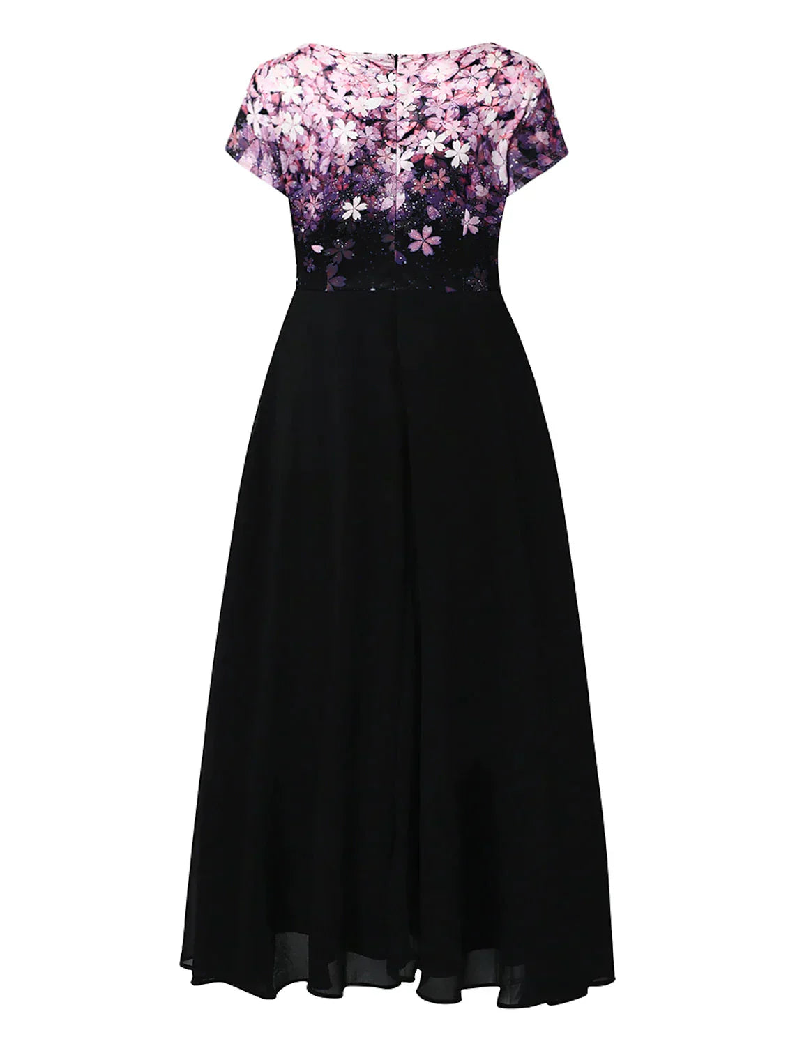 Elegant V-Neck Evening Dress