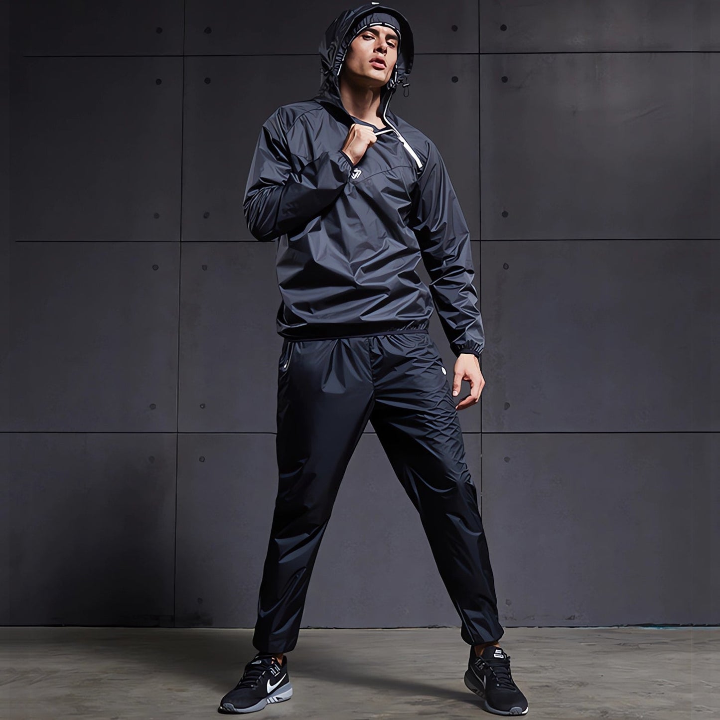 Sweatproof Neoprene Weight Loss Fitness Suit - Luxivelle