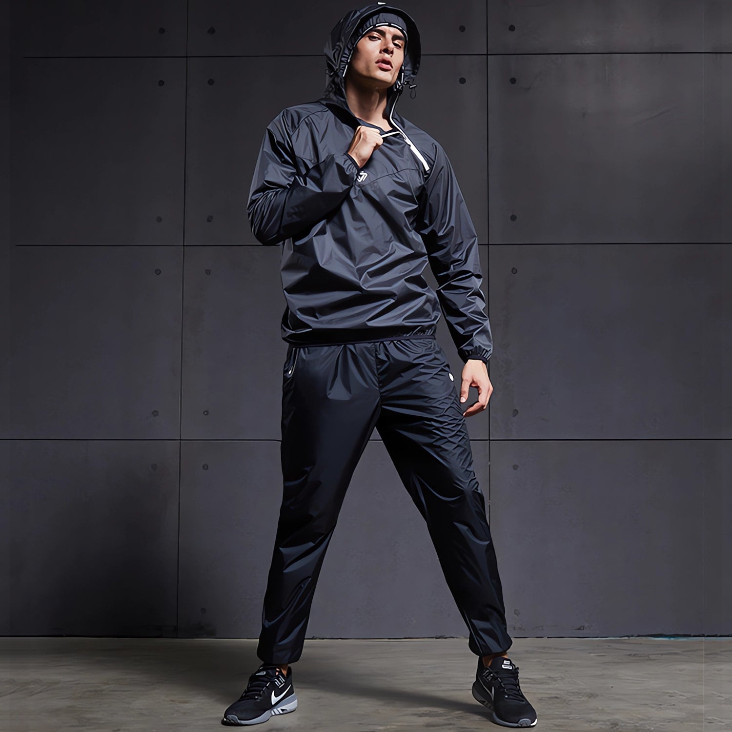 Sweatproof Neoprene Weight Loss Fitness Suit - Luxivelle