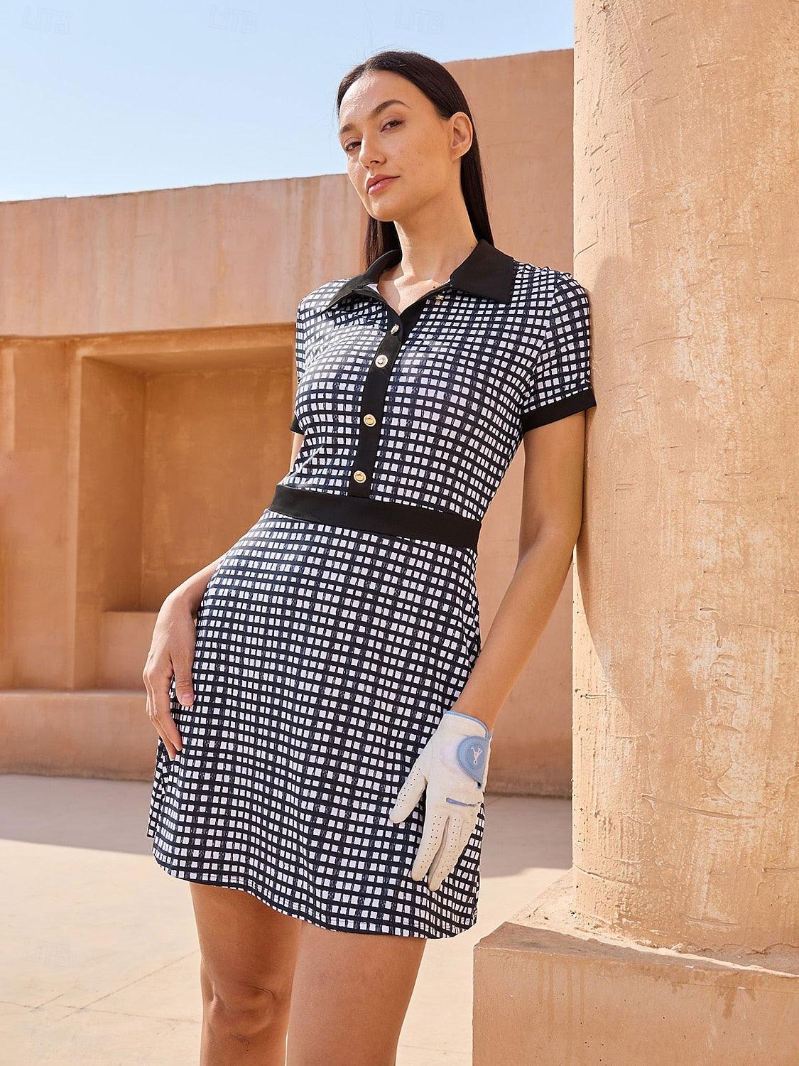 Simple Summer Short Sleeve Midi Sun Dress UPF 50+