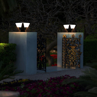 Outdoor Solar Powered Japanese Style Lamp