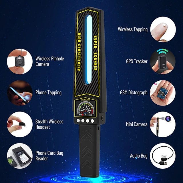 Portable Spy Detector for Hidden Cameras & GPS Trackers