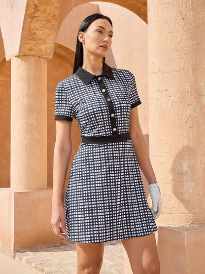 Simple Summer Short Sleeve Midi Sun Dress UPF 50+ - Luxivelle