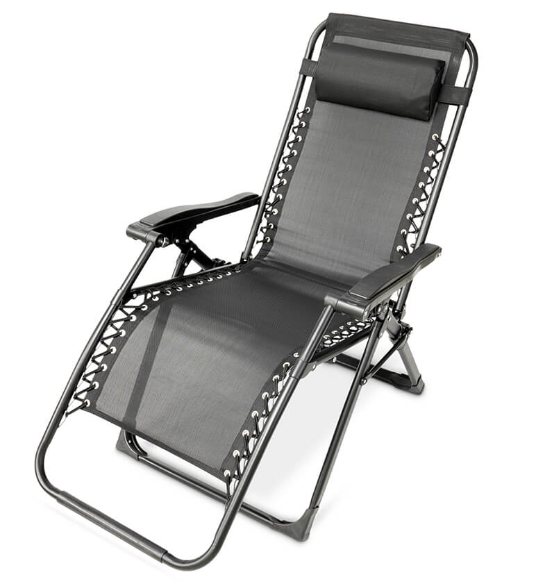 Portable Reclining Chair with Adjustable Neck Rest - Luxivelle