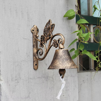 Rustic Metal Doorbell - Traditional Entry Door Bell