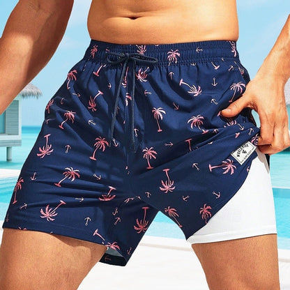 Men's Lightweight Water Shorts Fast Dry Beach Trunks