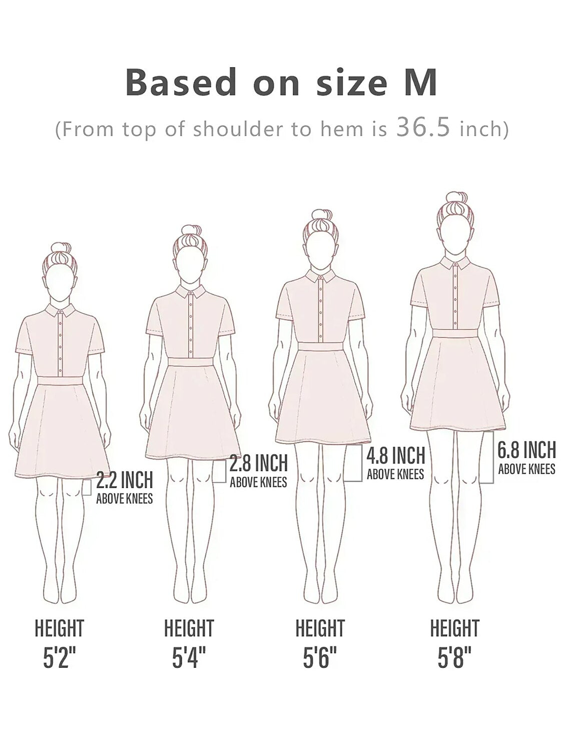 Chic Women's Casual Knee Length Summer Dress