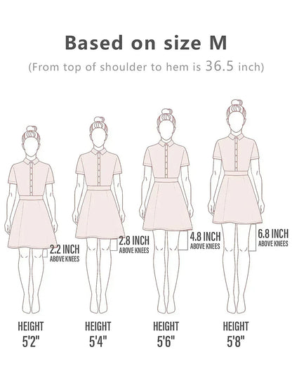 Chic Women's Casual Knee Length Summer Dress
